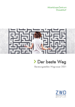 Der beste Weg - Beratungsstellen-Wegweiser 2021 des ArbeitslosenZentrums Düsseldorf